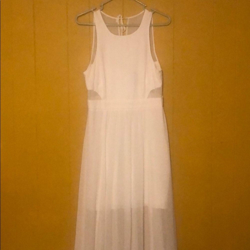 Angelic sheer white dress